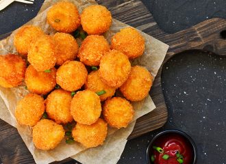 Receta de Bocaditos de mozzarella crocantes